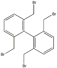 1,1'-BIPHENYL, 2,2',6,6'-TETRAKIS(BROMOMETHYL)- 结构式