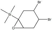 (3,4-DIBROMO-7-OXABICYCLO[4.1.0]HEPTAN-6-YL)-TRIMETHYLSILANE 结构式