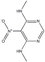 4,6-Pyrimidinediamine,N4,N6-dimethyl-5-nitro- 结构式