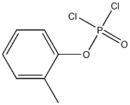 二氯磷酸-2-甲基苯酯 结构式