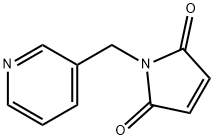 1H-Pyrrole-2,5-dione,1-(3-pyridinylmethyl)- 结构式