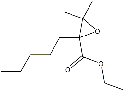 2-Oxiranecarboxylicacid, 3,3-dimethyl-2-pentyl-, ethyl ester 结构式