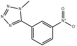 1-甲基-5-(3-硝基苯基)-1H-四唑 结构式