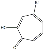 2,4,6-Cycloheptatrien-1-one, 4-bromo-2-hydroxy- 结构式