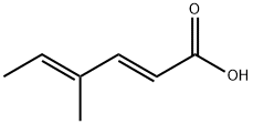 (2E,4E)-4-甲基己-2,4-二烯酸 结构式