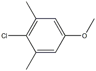 2-氯-5-甲氧基-1,3-二甲基苯 结构式