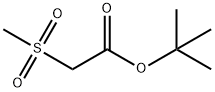 TERT-BUTYL 2-(METHYLSULFONYL)ACETATE 结构式