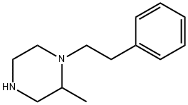 2-methyl-1-(2-phenylethyl)piperazine 结构式