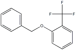 1-phenylmethoxy-2-(trifluoromethyl)benzene 结构式