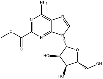 Adenosine-2-carboxylic acid methyl ester 结构式