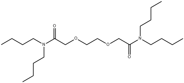 Acetamide,2,2'-[1,2-ethanediylbis(oxy)]bis[N,N-dibutyl- 结构式