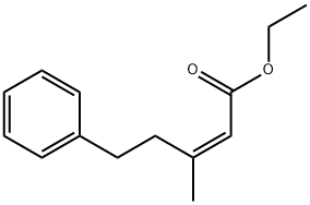 2-Pentenoic acid, 3-methyl-5-phenyl-, ethyl ester, (2Z)- 结构式