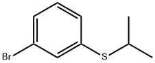 1-Bromo-3-(isopropylsulfanyl)benzene 结构式