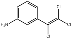Benzenamine, 3-(trichloroethenyl)- 结构式