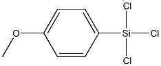 Silane, trichloro(4-methoxyphenyl)- 结构式