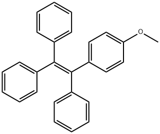 1-(4-甲氧苯基)-1,2,2-三苯乙烯 结构式