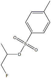 2-Propanol, 1-fluoro-, 4-methylbenzenesulfonate 结构式