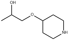 1-(哌啶-4-甲氧基)丙-2-醇 结构式