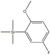 (5-fluoro-2-methoxyphenyl)-trimethylsilane 结构式