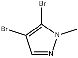 1H-Pyrazole, 4,5-dibromo-1-methyl- 结构式
