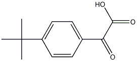 2-(4-叔丁基苯基)-2-氧代乙酸 结构式