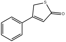 4-phenyl-5H-thiophen-2-one 结构式