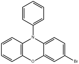 3-BROMO-10-PHENYLPHENOXAZINE 结构式