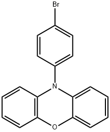 10-(4-溴苯)10H-吩噁嗪 结构式