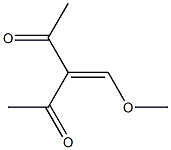 3-(methoxymethylidene)pentane-2,4-dione 结构式