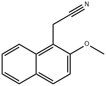 (2-Methoxy-naphthalen-1-yl)-acetonitrile 结构式