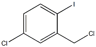 4-chloro-2-(chloromethyl)-1-iodobenzene 结构式