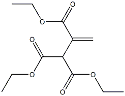 2-Propene-1,1,2-tricarboxylic acid, triethyl ester 结构式