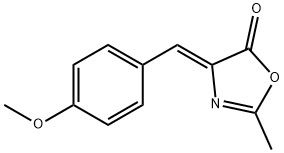 (4Z)-4-[(4-methoxyphenyl)methylidene]-2-methyl-1,3-oxazol-5-one 结构式