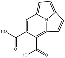 pyrrolo[2,1,5-cd]indolizine-5,6-dicarboxylic acid 结构式