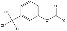 Carbonochloridic acid, 3-(trichloromethyl)phenyl ester 结构式