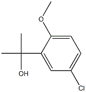 2-(5-氯-2-甲氧基苯基)丙-2-醇 结构式