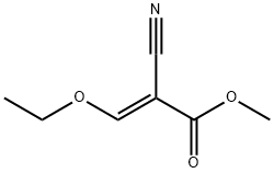 (E)-2-氰基-3-乙氧基丙烯酸甲酯 结构式