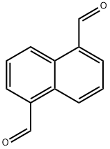 萘-1,5-二甲醛 结构式