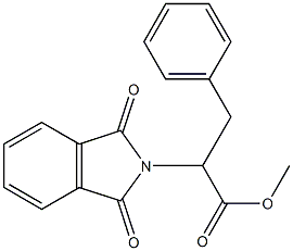 2-(1,3-二氧代-1,3-二氢-2H-异吲哚-2-基)-3-苯基丙 结构式