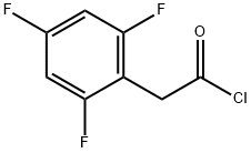Benzeneacetyl chloride, 2,4,6-trifluoro- 结构式