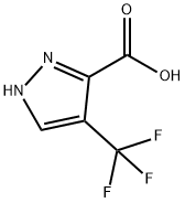 4-(三氟甲基)-1H-吡唑-3-羧酸 结构式