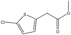 2-(5-氯噻吩-2-基)乙酸甲酯 结构式