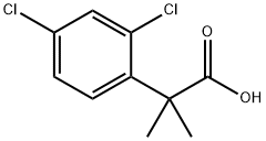 2-(2,4-dichlorophenyl)-2-methylpropanoic acid 结构式