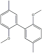 1,1'-Biphenyl, 2,2'-dimethoxy-5,5'-dimethyl- 结构式