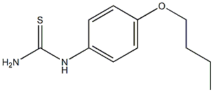 Thiourea, (4-butoxyphenyl)- 结构式