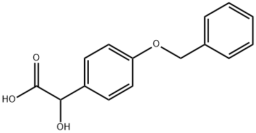 2-(4-(苄氧基)苯基)-2-羟基乙酸 结构式