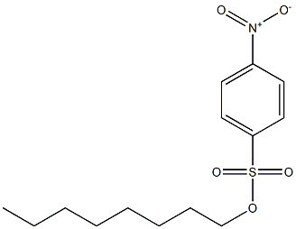 Benzenesulfonic acid, 4-nitro-, octyl ester 结构式