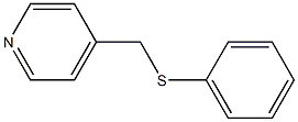 Pyridine, 4-[(phenylthio)methyl]- 结构式