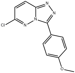 6-氯-3-(4-甲氧基苯基)-[1,2,4]三唑并[4,3-B]哒嗪 结构式