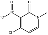 4-CHLORO-1-METHYL-3-NITRO-1H-PYRIDIN-2-ONE 结构式